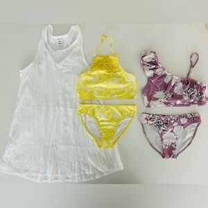 Nordstrom Girls Swim Cover and Bikinis